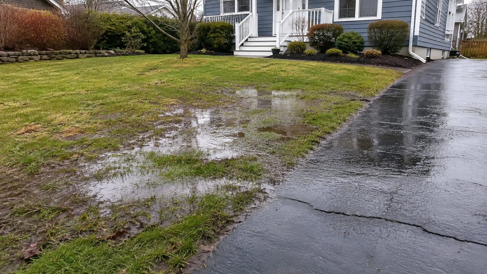 Wet Lawns & Driveways